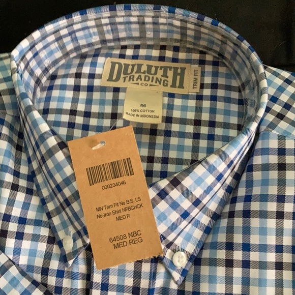 Duluth Trading plaid button down shirt - Picture 4 of 4